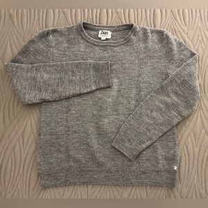 Zady The Original 01 Light Gray Wool Crewneck Sweater Size Large